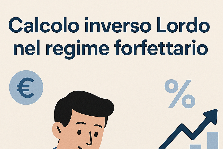 Calcolo inverso del lordo nel regime Forfettario in gestione separata